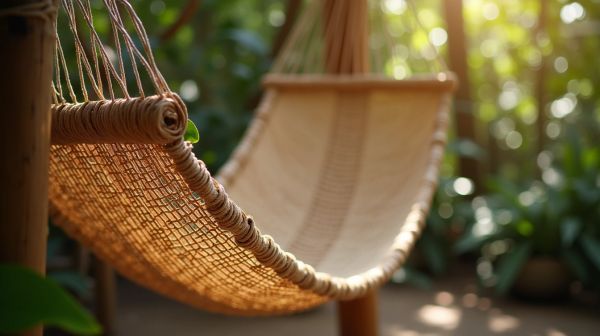 Pourquoi le tressage main change tout sur une suspension en rotin